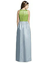 Rear View Thumbnail - Mist & Mojito Dessy Collection Junior Bridesmaid Dress JR536