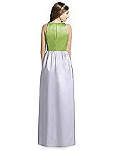 Rear View Thumbnail - Silver Dove & Mojito Dessy Collection Junior Bridesmaid Dress JR536