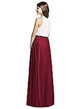 Rear View Thumbnail - Burgundy Dessy Collection Junior Bridesmaid Skirt JRS537