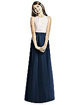 Front View Thumbnail - Midnight Navy Dessy Collection Junior Bridesmaid Skirt JRS537