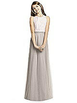 Front View Thumbnail - Taupe Dessy Collection Junior Bridesmaid Skirt JRS537