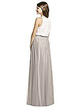 Rear View Thumbnail - Taupe Dessy Collection Junior Bridesmaid Skirt JRS537