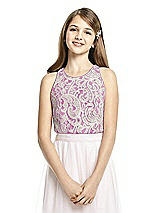 Front View Thumbnail - American Beauty & Oyster Dessy Collection Junior Bridesmaid Top JRT538