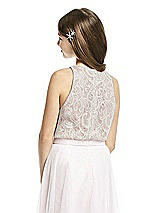 Rear View Thumbnail - Desert Rose & Oyster Dessy Collection Junior Bridesmaid Top JRT538