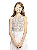 Front View Thumbnail - Ginger & Oyster Dessy Collection Junior Bridesmaid Top JRT538