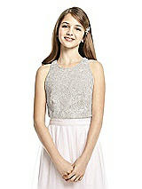 Front View Thumbnail - Oyster & Oyster Dessy Collection Junior Bridesmaid Top JRT538