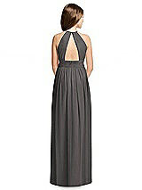 Rear View Thumbnail - Caviar Gray Dessy Collection Junior Bridesmaid Dress JR539