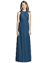 Front View Thumbnail - Dusk Blue Dessy Collection Junior Bridesmaid Dress JR539