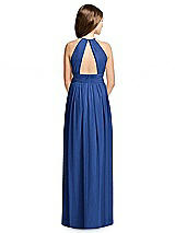 Rear View Thumbnail - Classic Blue Dessy Collection Junior Bridesmaid Dress JR539