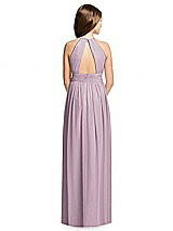 Rear View Thumbnail - Suede Rose Dessy Collection Junior Bridesmaid Dress JR539