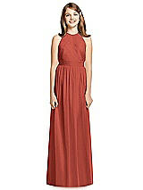 Front View Thumbnail - Amber Sunset Dessy Collection Junior Bridesmaid Dress JR539