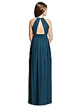 Rear View Thumbnail - Atlantic Blue Dessy Collection Junior Bridesmaid Dress JR539