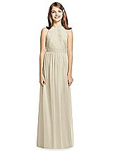 Front View Thumbnail - Champagne Dessy Collection Junior Bridesmaid Dress JR539
