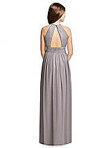 Rear View Thumbnail - Cashmere Gray Dessy Collection Junior Bridesmaid Dress JR539