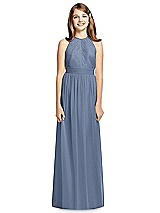 Front View Thumbnail - Larkspur Blue Dessy Collection Junior Bridesmaid Dress JR539