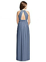 Rear View Thumbnail - Larkspur Blue Dessy Collection Junior Bridesmaid Dress JR539