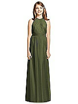 Front View Thumbnail - Olive Green Dessy Collection Junior Bridesmaid Dress JR539