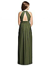 Rear View Thumbnail - Olive Green Dessy Collection Junior Bridesmaid Dress JR539