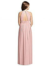 Rear View Thumbnail - Rose - PANTONE Rose Quartz Dessy Collection Junior Bridesmaid Dress JR539