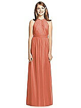 Front View Thumbnail - Terracotta Copper Dessy Collection Junior Bridesmaid Dress JR539