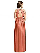 Rear View Thumbnail - Terracotta Copper Dessy Collection Junior Bridesmaid Dress JR539