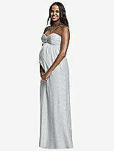 Front View Thumbnail - Silver Dessy Collection Maternity Bridesmaid Dress M430