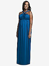 Front View Thumbnail - Cerulean Dessy Collection Maternity Bridesmaid Dress M431