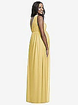 Rear View Thumbnail - Maize Dessy Collection Maternity Bridesmaid Dress M431
