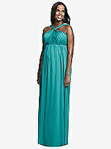 Front View Thumbnail - Mediterranean Dessy Collection Maternity Bridesmaid Dress M431