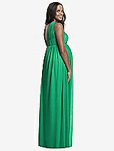 Rear View Thumbnail - Pantone Emerald Dessy Collection Maternity Bridesmaid Dress M431