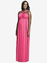 Front View Thumbnail - Forever Pink Dessy Collection Maternity Bridesmaid Dress M431
