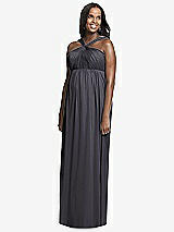 Front View Thumbnail - Onyx Dessy Collection Maternity Bridesmaid Dress M431