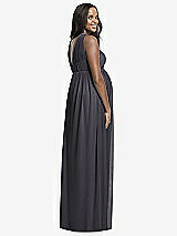 Rear View Thumbnail - Onyx Dessy Collection Maternity Bridesmaid Dress M431