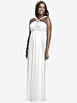 Front View Thumbnail - White Dessy Collection Maternity Bridesmaid Dress M431
