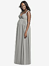 Front View Thumbnail - Chelsea Gray Dessy Collection Maternity Bridesmaid Dress M433