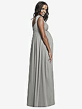 Rear View Thumbnail - Chelsea Gray Dessy Collection Maternity Bridesmaid Dress M433