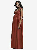 Front View Thumbnail - Auburn Moon Dessy Collection Maternity Bridesmaid Dress M433