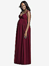 Front View Thumbnail - Cabernet Dessy Collection Maternity Bridesmaid Dress M433