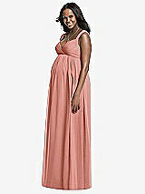 Front View Thumbnail - Desert Rose Dessy Collection Maternity Bridesmaid Dress M433