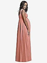 Rear View Thumbnail - Desert Rose Dessy Collection Maternity Bridesmaid Dress M433