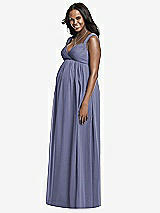 Front View Thumbnail - French Blue Dessy Collection Maternity Bridesmaid Dress M433