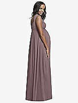 Rear View Thumbnail - French Truffle Dessy Collection Maternity Bridesmaid Dress M433