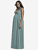 Front View Thumbnail - Icelandic Dessy Collection Maternity Bridesmaid Dress M433