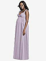 Front View Thumbnail - Lilac Haze Dessy Collection Maternity Bridesmaid Dress M433