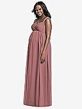Front View Thumbnail - Rosewood Dessy Collection Maternity Bridesmaid Dress M433