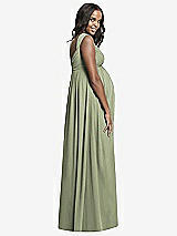 Rear View Thumbnail - Sage Dessy Collection Maternity Bridesmaid Dress M433