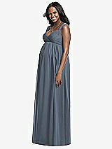 Front View Thumbnail - Silverstone Dessy Collection Maternity Bridesmaid Dress M433