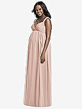 Front View Thumbnail - Toasted Sugar Dessy Collection Maternity Bridesmaid Dress M433