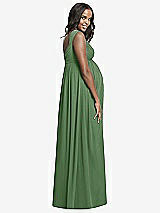 Rear View Thumbnail - Vineyard Green Dessy Collection Maternity Bridesmaid Dress M433