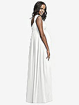 Rear View Thumbnail - White Dessy Collection Maternity Bridesmaid Dress M433